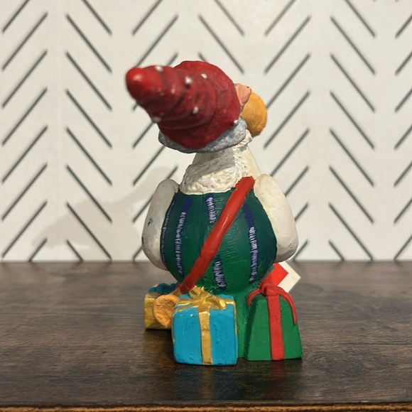 Department 56 Christmas Festive Gnome Trumpet Shelf Sitter 1991 Vintage Holiday - Picture 5 of 9